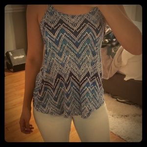 Old Navy printed racerback tank